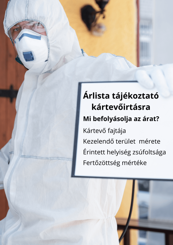 Tájékoztató árlista